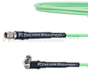Low Loss SMA Male to RA SMA Male Cable LL160 Coax in 200 CM and RoHS - FMCA1686-200CM - Fairview Microwave Inc.
