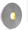 3M VHB 4956 Gray Foam Bonding VHB Very High Bond Tape - 1/2 in Width x 36 yd Length - 62 mil Thick - 24376 - 021200-24376 - R. S. Hughes Company, Inc.