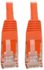 Premium Cat5/5e/6 Gigabit Molded Patch Cable, 24 AWG, 550 MHz/1 Gbps (RJ45 M/M), Orange, 100 ft. - N200-100-OR - Tripp Lite by Eaton