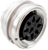 Circular Connector, Receptacle, 8 Position, Panel; Product Range Amphenol Sine/tuchel - 34B9067 - Newark, An Avnet Company