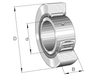 Cam Followers & Yoke Rollers - NA2201-2RSR - Pacific International Bearing, Inc.