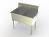 S2 Series, 2 Compartment Sink - 4S2-2124 - AERO Manufacturing Company