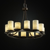 CLD-8768-10-DBRZ Mid. Chandeliers-Glass Up - 671029 - Capital Lighting, Inc.