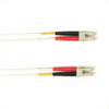 10m (32.8ft) LCLC WH OM1 MM Fiber Patch Cable INDR Zip OFNR -- FOCMR62-010M-LCLC-WH - Image
