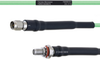 Temperature Conditioned Low Loss SMA Male to SMA Female Bulkhead Cable LL160 Coax in 24 Inch - FMHR0181-24 - Fairview Microwave Inc.