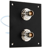 2 JACK PANEL INSERT BULKHEAD REAR MOUNT TRB 3 LUG ISOLATED BEND RELIEF SPRING JACK WITH 30-02002 LEAD 12