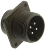 Circular Connector, Receptacle, Size 18, 4 Position, Box; Product Range Amphenol Industrial - 93F1185 - Newark, An Avnet Company