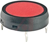 Switch,TACTILE,NONIlluminated W/ROUND BLACK HOUSING,50MA@24VDC,ROUND RED ACTUAT. - 70193007 - Allied Electronics, Inc.