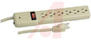 Surge Strip; 6; lt 1 ns; 6 ft.; UL Listed; 15 A; 115 VAC; 6 in. L; - 70175026 - Allied Electronics, Inc.