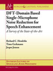DFT-Domain Based Single-Microphone Noise Reduction for Speech Enhancement: A Survey of the State of the