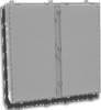 Powder Coated Steel Wallmount Two Door Single Access Enclosu -- F-244208N4-TDW - Image