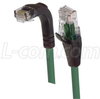 Patch Cord, Cat 5E Right Angle, 10Ft, Green; Lan Category L-Com - 23T9000 - Newark, An Avnet Company