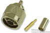 Rf/coaxial, N Plug, Straight, 50 Ohm, Crimp; Connector Type Amphenol Rf - 93F7583 - Newark, An Avnet Company