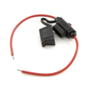 MINI In-Line Fuse Holder 46056, 16 Ga. Red GXL Wire, LED Light, 4