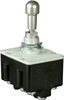 MICRO SWITCH Toggle Switches: TL Series Toggle Switch, 4 Pole Double Throw (4PDT) 3 Position (Mom. On - Off - Mom. On), Screw Terminals, Locking Lever (Special Non-Locking Mechanism) -- 4TL84-7R