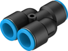 Push-in Y-connector - QSY-16 - Festo Corporation