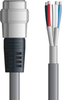 DN4110001S02 - LAPP UNITRONIC® DeviceNet Cordsets 15 & 18 AWG / 1 + 1 pair Bus - Gray PVC - 7/8 in Male / Wire Leads connectors - 2m -- OLFDN4110001S02 - Image