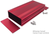 Enclosure, Instrument, Aluminium, Red; Enclosure Type Box Enclosures - 26K9066 - Newark, An Avnet Company