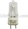 25-Watt Omni-Lite Halogen T4 G8 Bi-Pin Clear Two-Pack -- LS1908-2 - Image
