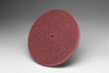 3M Scotch-Brite HS-DC Aluminum Oxide Deburring Disc - Medium Grade - Arbor Attachment - 1 in Diameter - 1/4 in Center Hole - 24367 - 048011-24367 - R. S. Hughes Company, Inc.