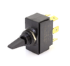 Carling 2GM01-D-2B-B Black Nylon Toggle Switch, 20A, DPDT, On-Off-On -- 44205 - Image