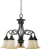 6419-5-95 Mid. Chandeliers-Glass Down - 763980 - Capital Lighting, Inc.