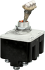 MICRO SWITCH Toggle Switches: TL Series Toggle Switch, 4 Pole Double Throw (4PDT) 3 Position, Special Circuitry (On - On - On), Pan Head Terminal Screws And Spring Lock Washers, Bar Actuator With Thre -- 4TL132-12