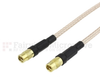 MMCX Jack to MMCX Jack Cable RG316 Coax in 48 Inch - FMC2424316-48 - Fairview Microwave Inc.