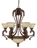 4313GB-260 Mid. Chandeliers-Glass Up - 730892 - Capital Lighting, Inc.