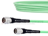 Low Loss Test N Male to N Male Cable LL335i Coax in 60 Inch and RoHS - SCE18060505-60 - Fairview Microwave Inc.