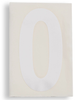 ToughStripe Die-Cut White Letter 0 - 121848 - Brady Corporation