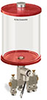 Red Color Key, Clear View Multiple Feed Electro Lubricator, 1/2 gal Pyrex Reservoir, 3 Feeds, 1/8