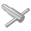 LOCKWELL® Pin, Two Ball Detent - Precision, T-Handle, 14.250 mm Shank Dia., 152.4 mm Grip, Stainless Steel, Passivated - LJ-9CT6000 - Southco