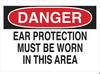 Ear Protection Sign - 25478 - Brady Corporation