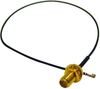 Coaxial Cable, 100Mm, Black; Connector To Connector Multicomp Pro - 04R7711 - Newark, An Avnet Company