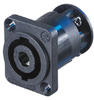 Neutrik Speakon 4-Pole Chassis W/Screw Term - NEUNL4MPST - HAVE, Inc.