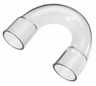 Flexible PVC Fitting, 180 Degree U-Bend for 1