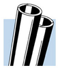 Brady Steel Clear Acrylic Sign Mounting Posts - 10 ft Length x 2.375 in Width x 10 ft Height - 78996 - 754476-78996 - R. S. Hughes Company, Inc.