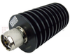 3 dB Fixed Attenuator N Male (Plug) to N Female (Jack) Up to 3 GHz Rated to 50 Watts, Heatsink Body, 1.15 VSWR - SA3N512-03 - Fairview Microwave Inc.
