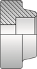 S970FM – Code 61 Flange Flat Socket Weld Pipe Metric Bolt Holes
