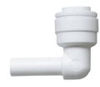 Push-to-connect elbow adapters, polypropylene, 1/4