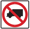 Brady B-959 Aluminum Square White Restricted Vehicle Sign - 24 in Width x 24 in Height - 94163 - 754476-94163 - R. S. Hughes Company, Inc.