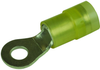 Terminal, Ring Tongue, #8, Crimp, Yellow; Stud Size - Metric Multicomp Pro - 34P2305 - Newark, An Avnet Company