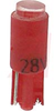 Lamp;T1-3/4 MIDGET GROOVE BASE, 14V REDLED - 70015513 - Allied Electronics, Inc.