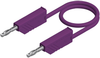 Test Lead, 4Mm Banana Plug, Violet, 1.5M; Test Connector Type A Hirschmann Test And Measurement - 71AC1051 - Newark, An Avnet Company