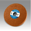 3M Scotch-Brite CM-WL Convolute Aluminum Oxide Hard Deburring Wheel - Coarse Grade - Arbor Attachment - 12 in Diameter - 5 in Center Hole - Thickness 2 in - 19621 -- 048011-19621 - Image