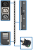 8.6/12.6kW 3-Phase Vertical PDU Strip, 208V Outlets (51 C13), 0U Rack-Mount, Required Accessory for Select ATS PDUs -- PDU3V51 - Image