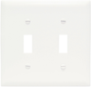 Toggle Switch Openings, Two Gang, White - TPJ2W - Legrand