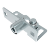 Rotary Push-to-Close, Medium Size, Single Stage, Tool Actuated with 8 mm Hex Recess, Steel, Zinc Plate-Bright chromate, Bright - R4-15-10-010-10 - Southco