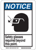 Brady B-401 Polystyrene Rectangle White Personal Protection Equipment (PPE) Sign - 7 in Width x 10 in Height - TEXT: NOTICE - 45067 - 754476-45067 - R. S. Hughes Company, Inc.